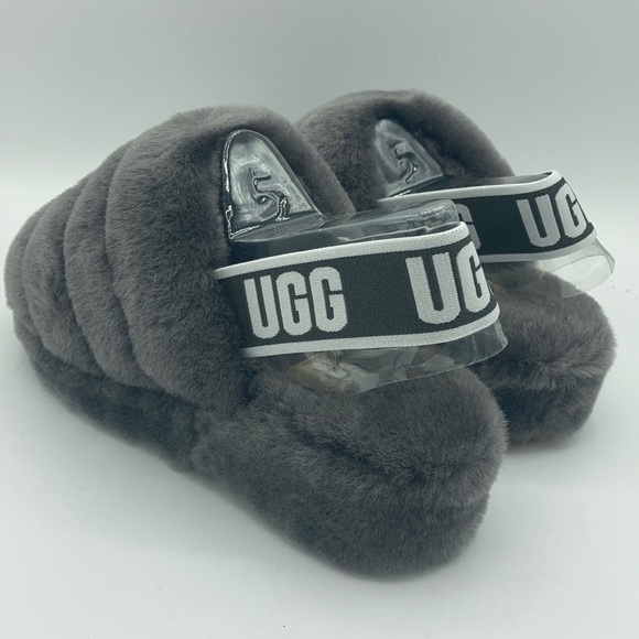 UGG w FLUFF YEAH SLIDE - Picture 3 of 4